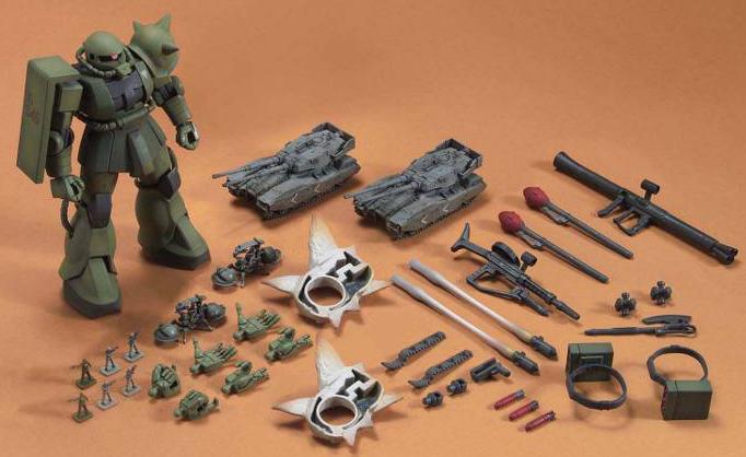 HG ZAKU GROUND ATTACK SET